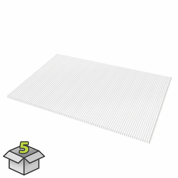 Sunlite Polycarbonate multiwall sheet 48 L x 24 W x 400995